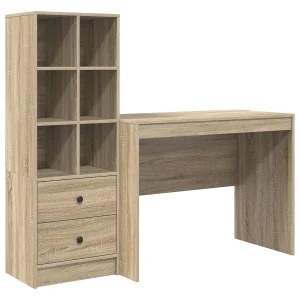 Bureau met lade 2 pcs Sonoma Eiken Bureau met lade 2 pcs Sonoma Eiken