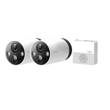 TP-Link Tapo TC420S2 2x beveiligingscamera's voor buiten 2.5K Ultra HD met batterij