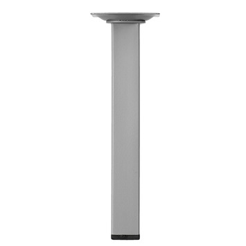 Duraline meubelpoot vierkant zilvergrijs 25×25 mm 20 cm