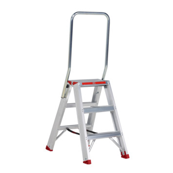 Altrex dubbel oploopbare trap Sierra Prof 2×3 treden
