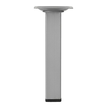 Duraline meubelpoot vierkant zilvergrijs 25×25 mm 15 cm