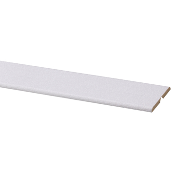 Agnes vouwhoek MDF wit linnen 24×24 mm 260 cm