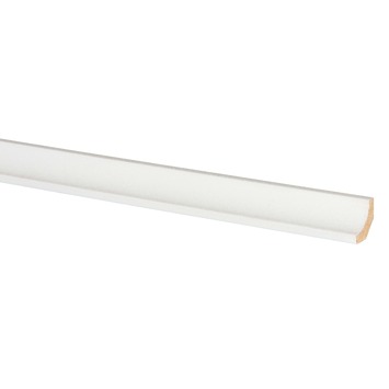 Agnes hollat MDF wit fijn stuc wit 22×22 mm 260 cm