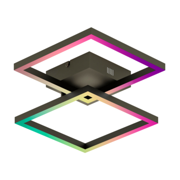 Tint Smart LED Plafondlamp Cano Zwart RGBW