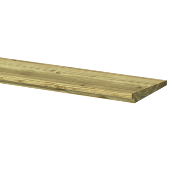 Zweeds rabatdeel vuren hout  1,2/2,7 x 19 x 240 cm