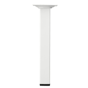 Duraline meubelpoot vierkant wit 2,5×2,5×20 cm