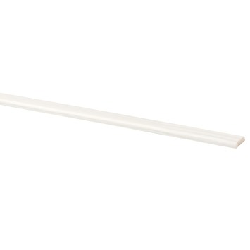 Afdeklijst grenen wit gegrond 4×19 mm 270 cm