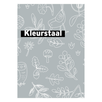 Behangstaal vliesbehang Little Dutch Forest wonders Denim blue WD114045