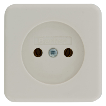 Berker Opbouw Enkel Stopcontact Wit