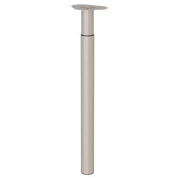 Duraline meubelpoot verstelbaar zand / beige staal Ø5,6x70x110 cm